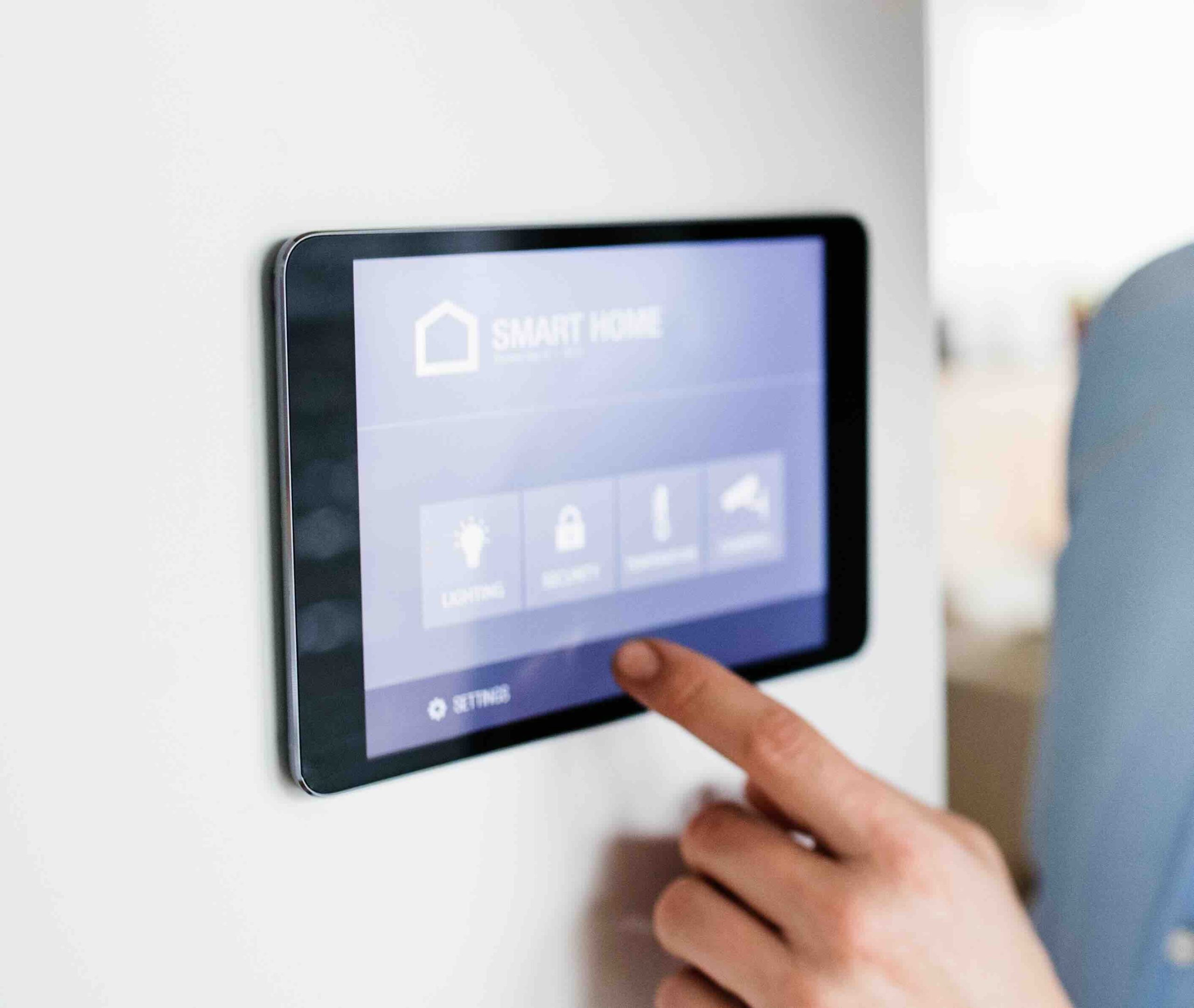 A photo of a smart home automation system.