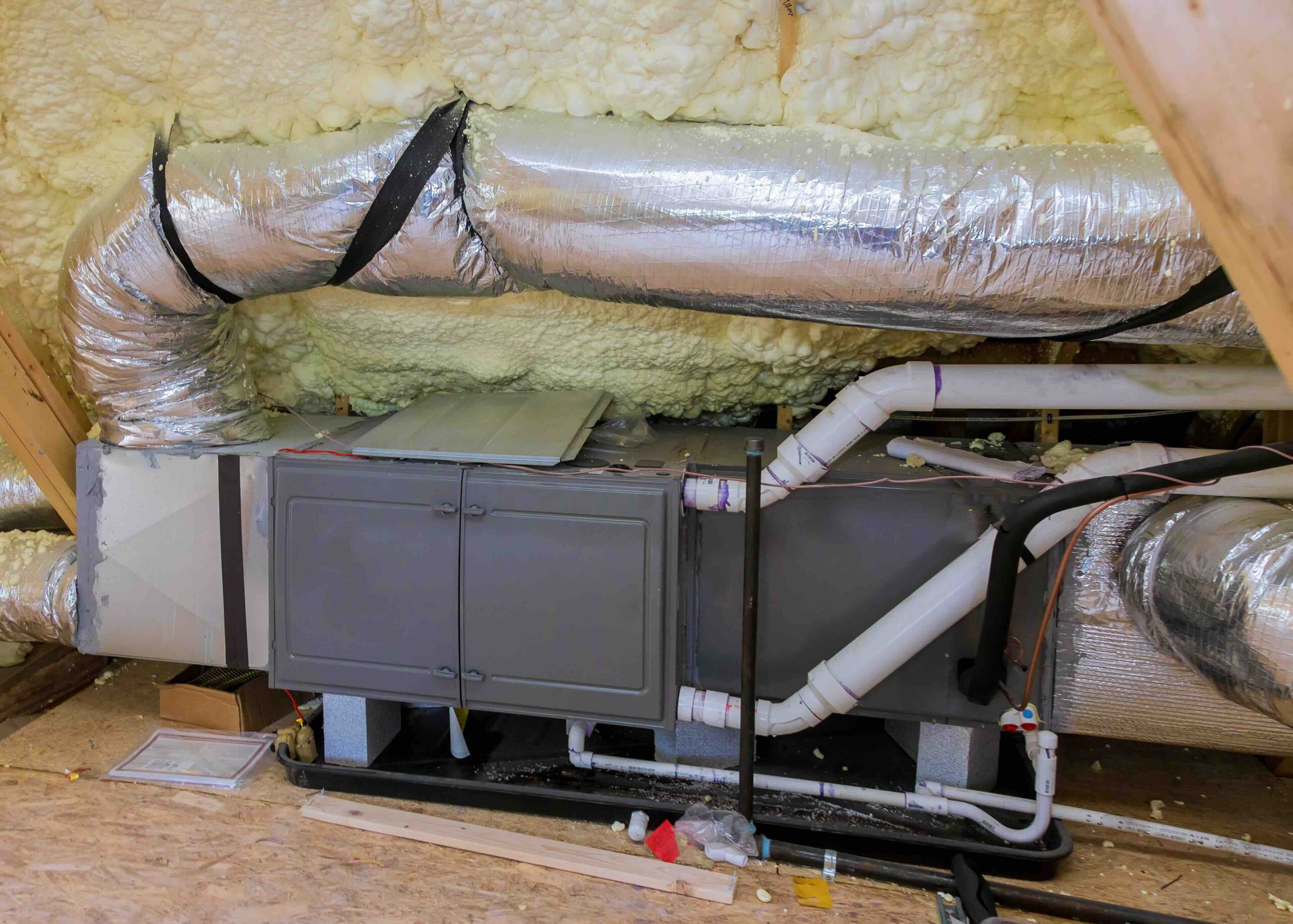 A photo of a heating system.